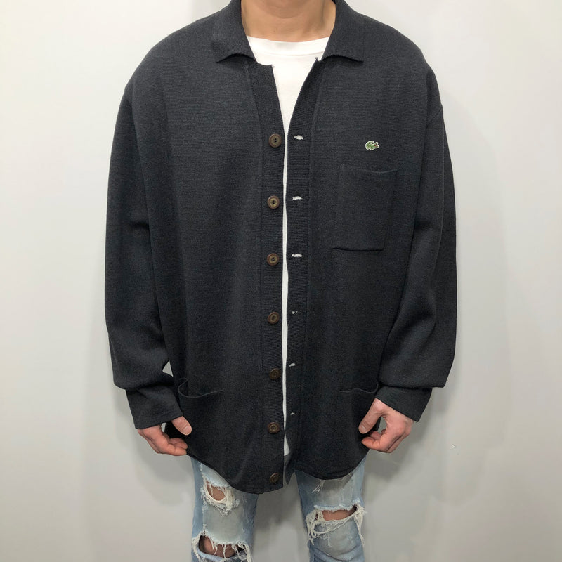 Vintage Lacoste Knit Cardigan (XL/TALL)