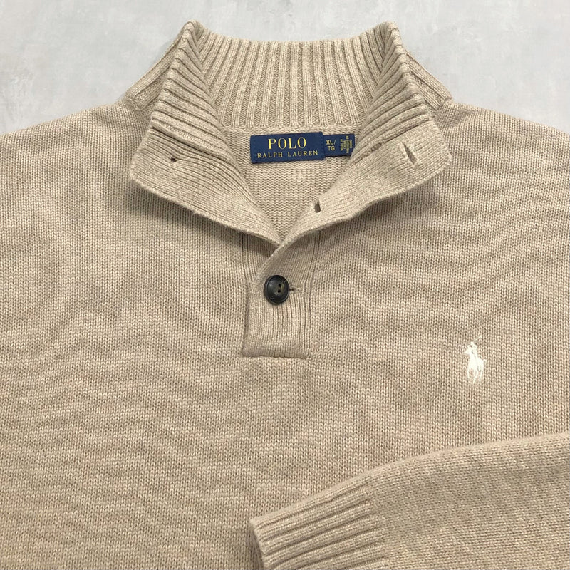 Polo Ralph Lauren Knit Button Pullover (L/SHORT)