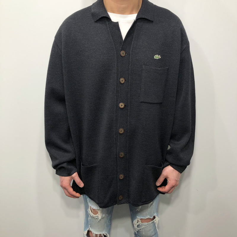 Vintage Lacoste Knit Cardigan (XL/TALL)
