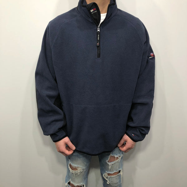 Tommy Hilfiger Fleeced Quarter Zip (L/BIG-XL)