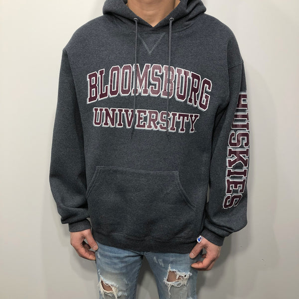 Russell Fleeced Hoodie Bloomsburg Uni Pennsylvania Huskers (M)