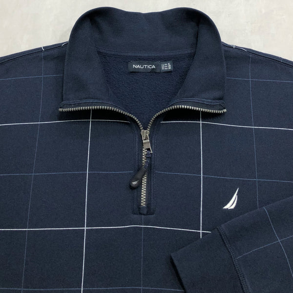 Nautica Quarter Zip Sweatshirt (XL)