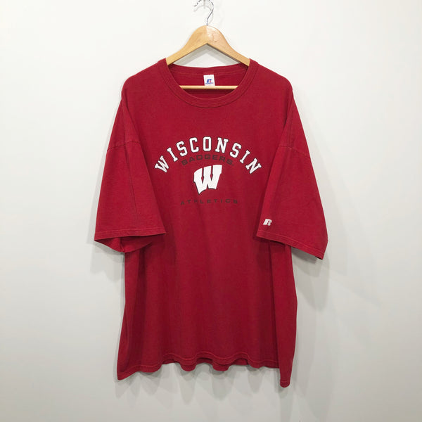 Vintage Russell T-Shirt Wisconsin Uni Badgers (3XL/TALL)