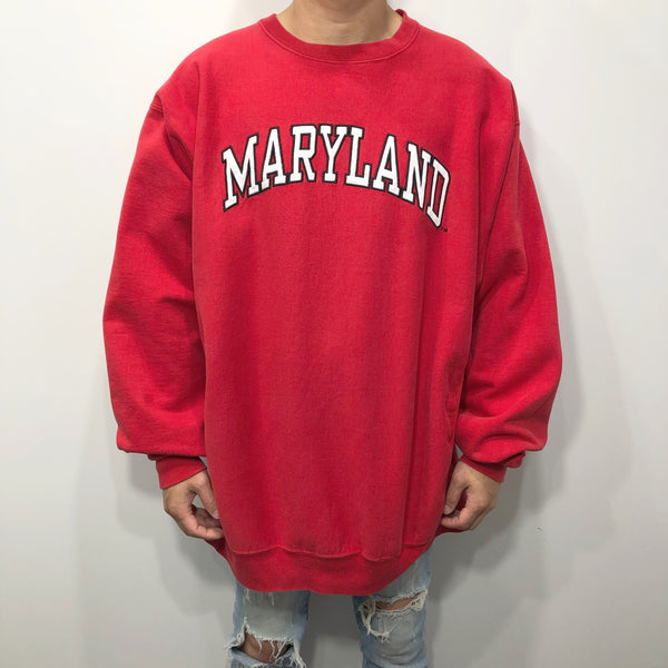 Vintage Steve and Barry's Sweatshirt Maryland Uni (XL-2XL)