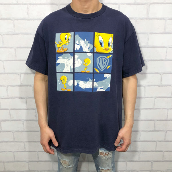 Warner Bros T-Shirt Tweety & Sylvester the Cat (L)