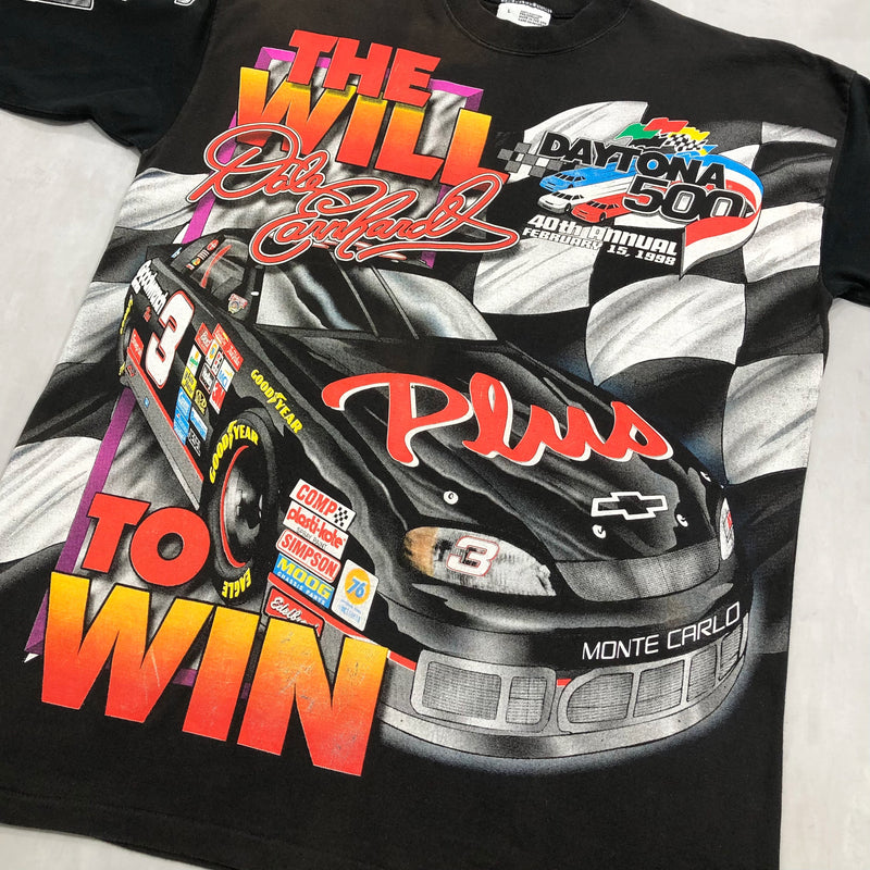 Chase Nascar T-Shirt 1998 Daytona 500 Winner #3 Dale Earnhardt USA (L-XL)