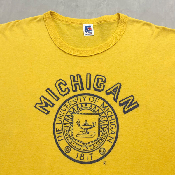 Vintage Russell T-Shirt Michigan Uni USA (XL)