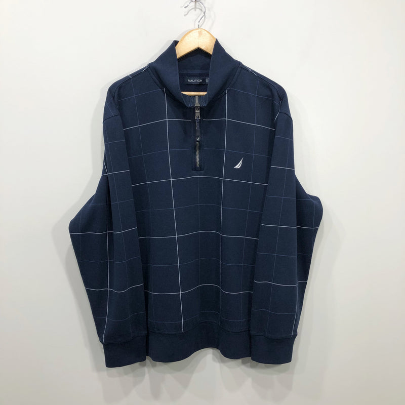 Nautica Quarter Zip Sweatshirt (XL)