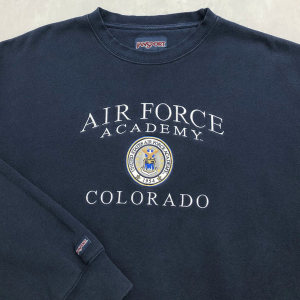 Vintage Jansport Sweatshirt Air Force Academy Colorado (XL)