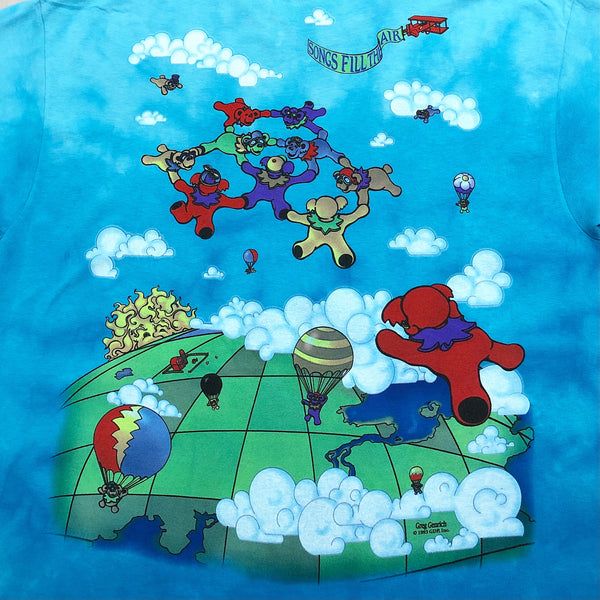 [NEW] Grateful Dead Tie-Dye T-Shirt Parachuting Bears (L, XL)