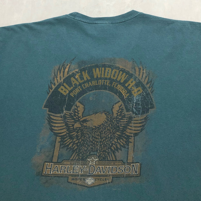 Harley Davidson T-Shirt Port Charlotte Florida (2XL/TALL)