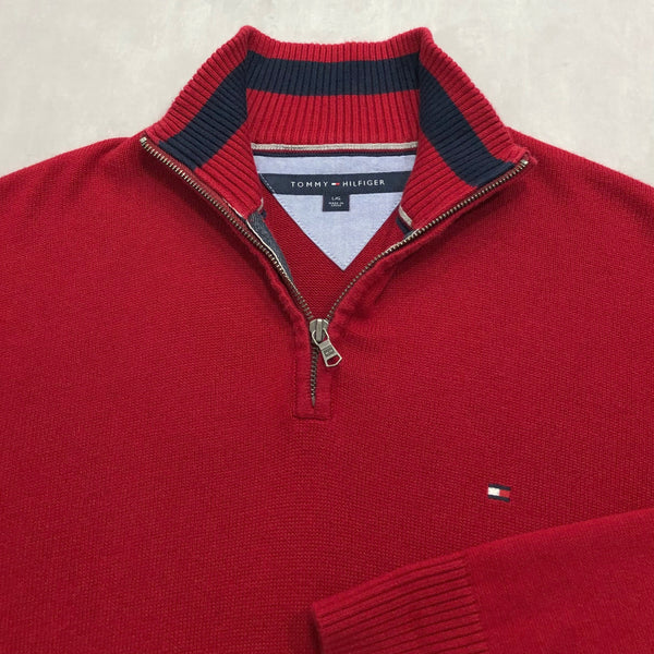 Tommy Hilfiger Knit Quarter Zip (L)