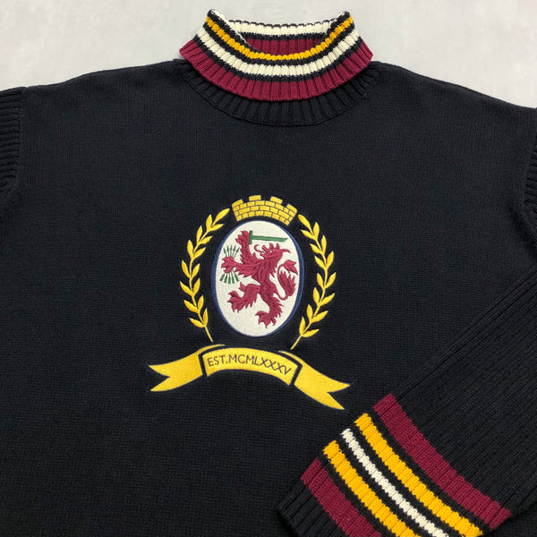 Vintage Tommy Hilfiger Roll Neck Knit Sweater (L/BIG)