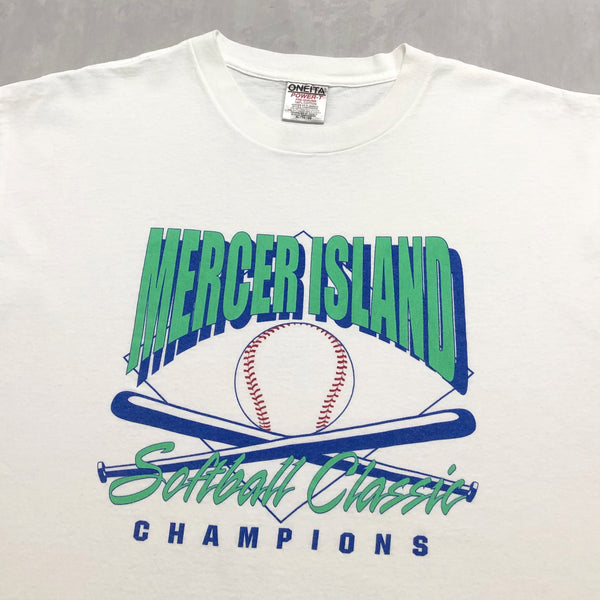 Vintage T-Shirt Mercer Island Softball Classic Champions (L/BIG)
