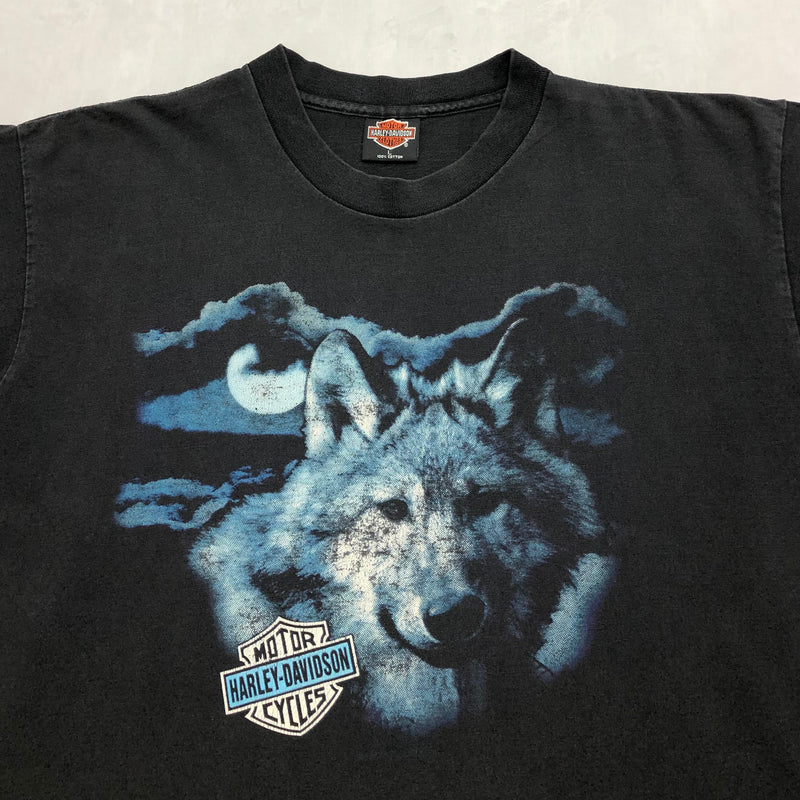 Harley Davidson T-Shirt 1990 Cleveland Ohio USA (L)