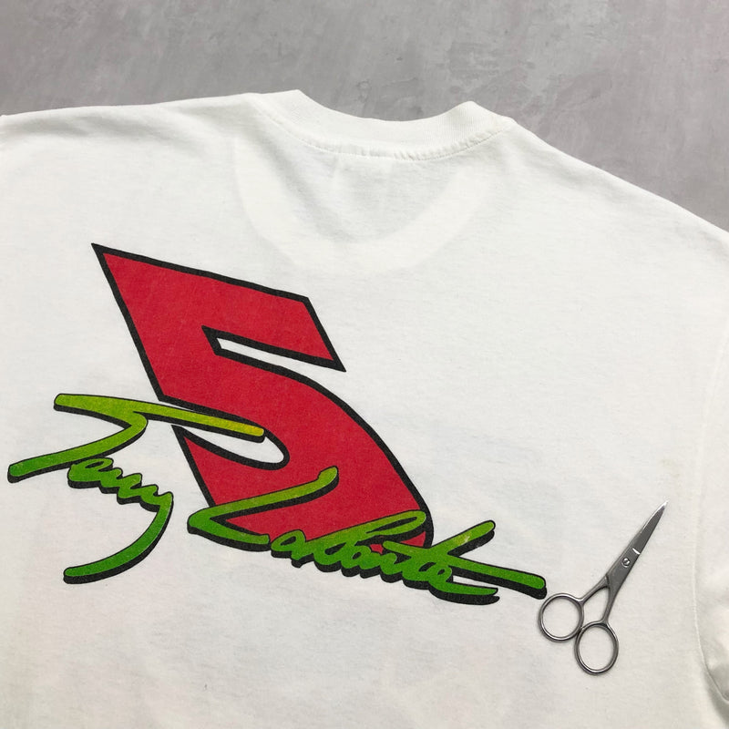Vintage Hanes T-Shirt 1993 Kellogg's Corn Flackes #5 Tony Labende (L)