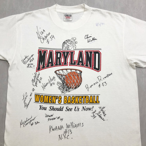 Vintage T-Shirt Maryland Uni Basketball Terrapins USA (L)