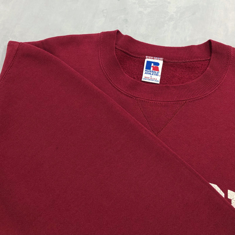 Vintage Russell Fleeced Sweatshirt Stanford Uni USA (M/SHORT)