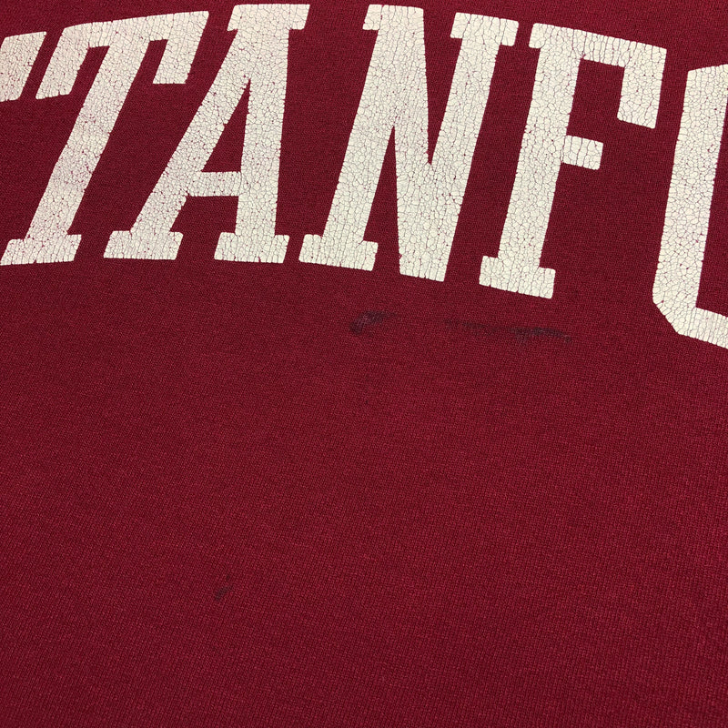 Vintage Russell Fleeced Sweatshirt Stanford Uni USA (M/SHORT)