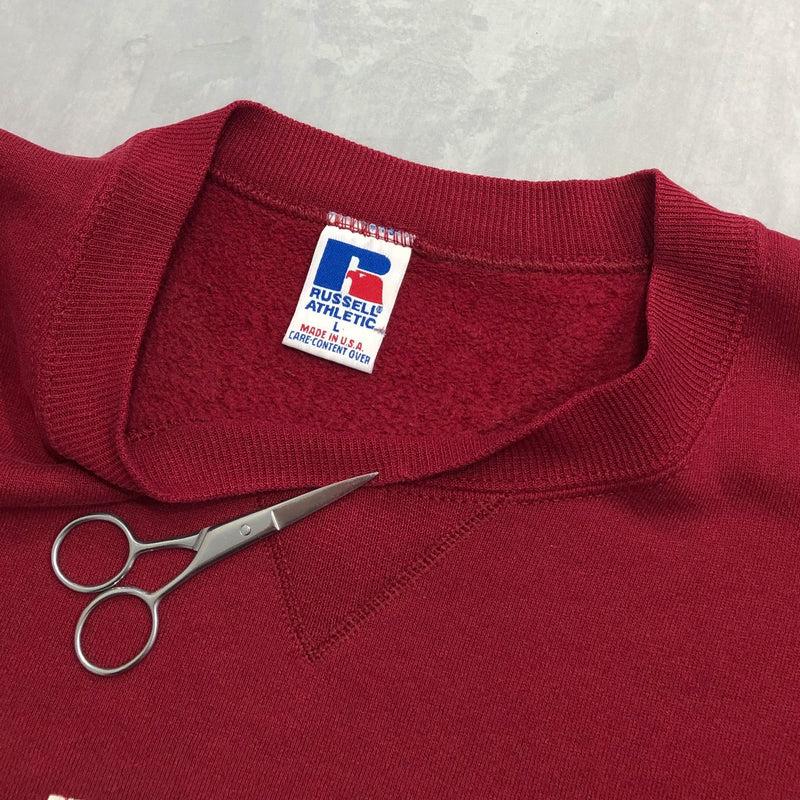 Vintage Russell Fleeced Sweatshirt Stanford Uni USA (M/SHORT)