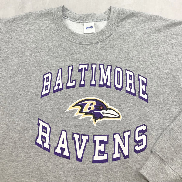 Gildan Fleeced Sweatshirt NFL Baltimore Ravens (L)