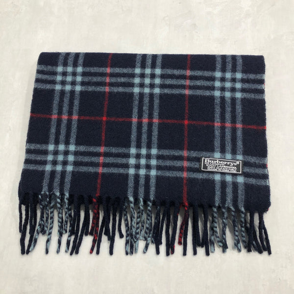 Vintage late 80s - 90s Burberrys Lambswool Scarf England