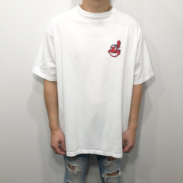 Vintage All Sport T-Shirt 1992 MLB Cleveland Indians USA (XL)