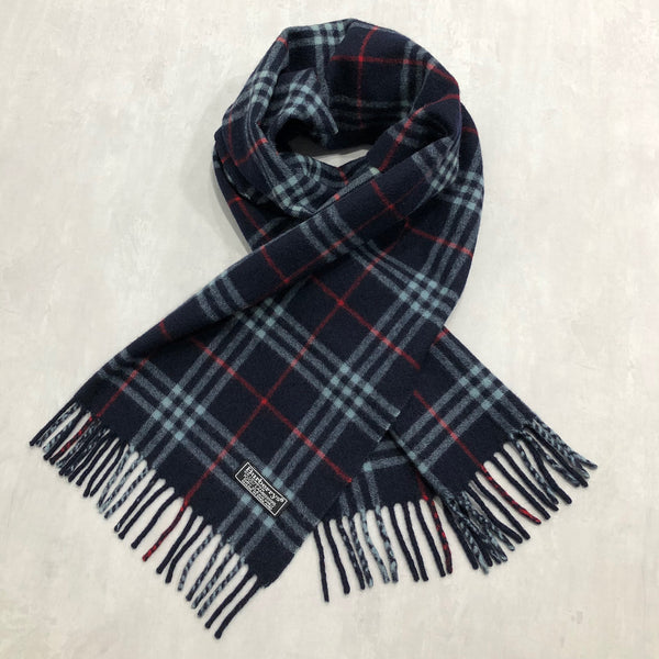 Vintage late 80s - 90s Burberrys Lambswool Scarf England