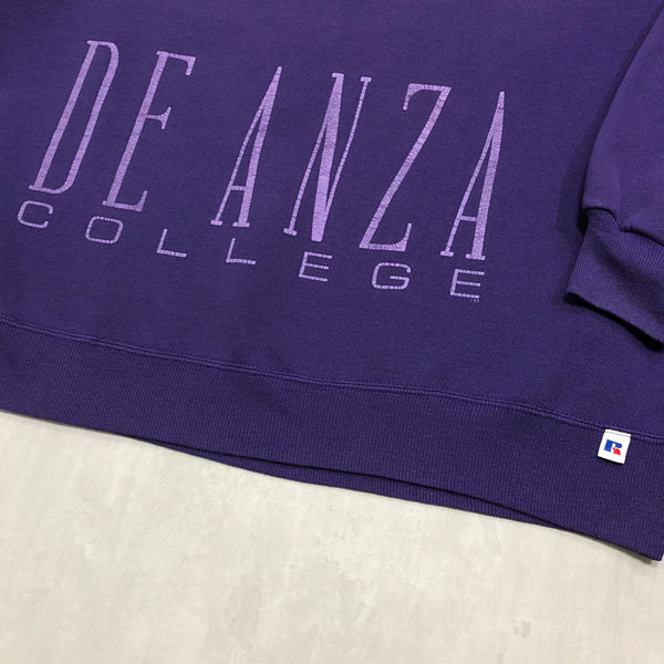 Vintage Russell Fleeced Sweatshirt De Anza College California USA (L/BIG/SHORT)