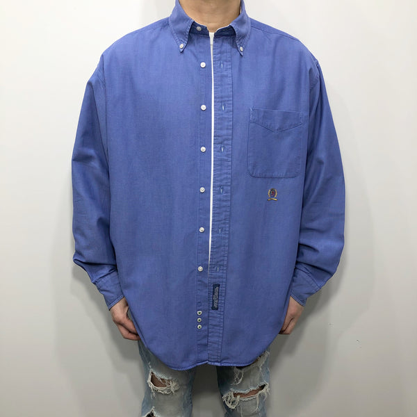 Vintage Tommy Hilfiger Shirt Lion Crest Logo (XL)