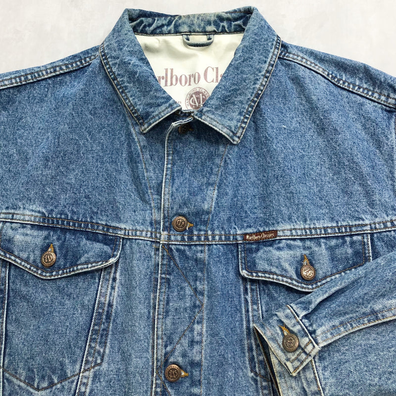 Vintage Marlboro Denim Jacket (XL/SHORT)