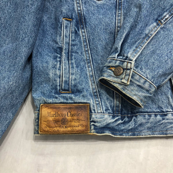 Vintage Marlboro Denim Jacket (XL/SHORT)