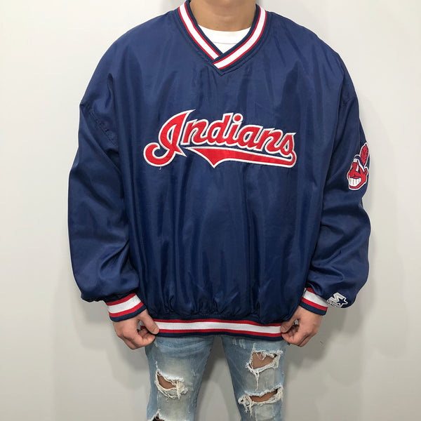 Vintage Starter Windbreaker MLB Cleveland Indians (2XLBIG)