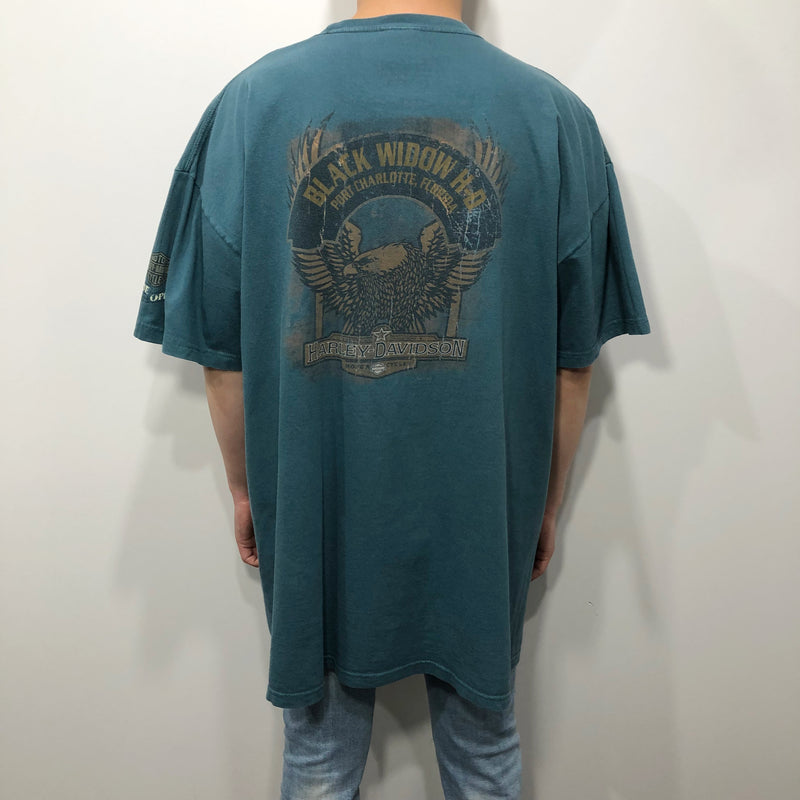Harley Davidson T-Shirt Port Charlotte Florida (2XL/TALL)