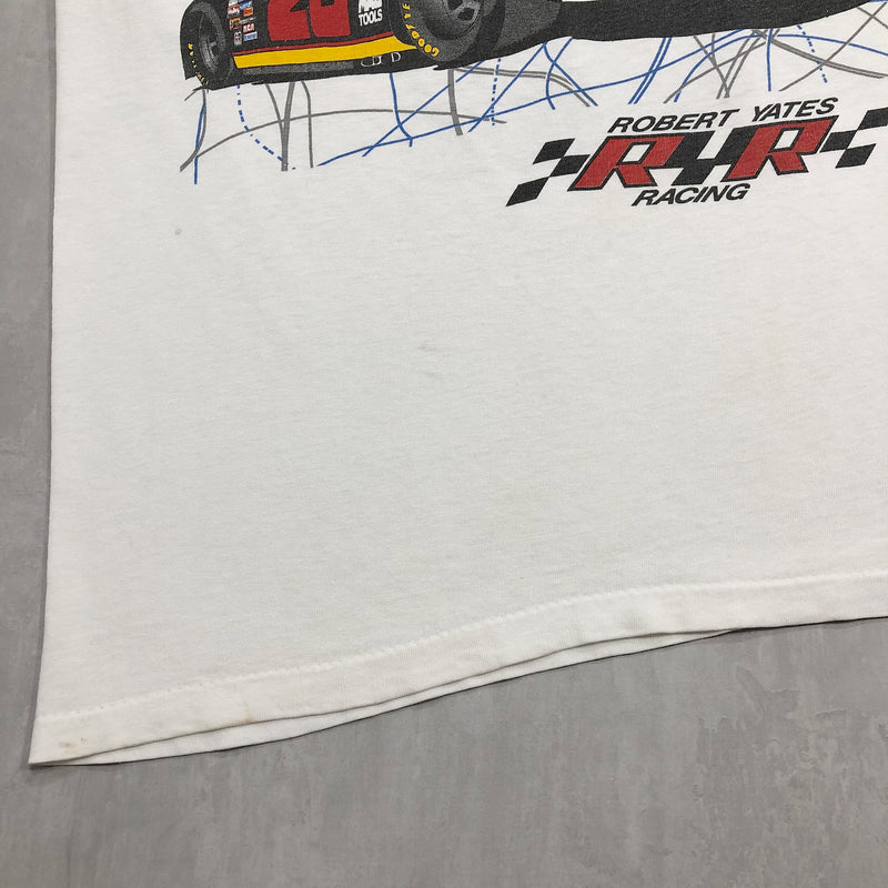 Vintage Hanes T-Shirt Texaco Havoline #28 Ernie Irvan (XL)