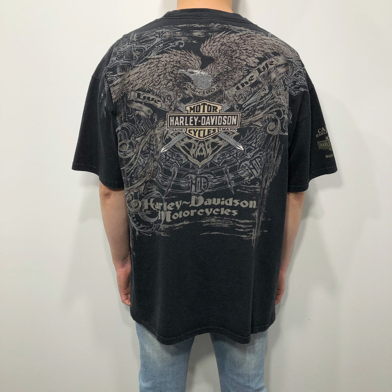 Harley Davidson T-Shirt Bourne Massachusetts (L)