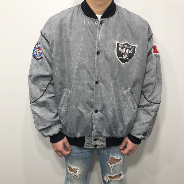 Vintage Starter Jacket NFL Las Vegas Raiders USA (L/BIG/SHORT)