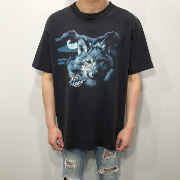 Harley Davidson T-Shirt 1990 Cleveland Ohio USA (L)