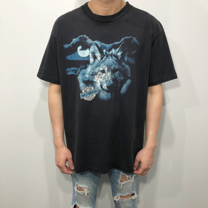 Harley Davidson T-Shirt 1990 Cleveland Ohio USA (L)