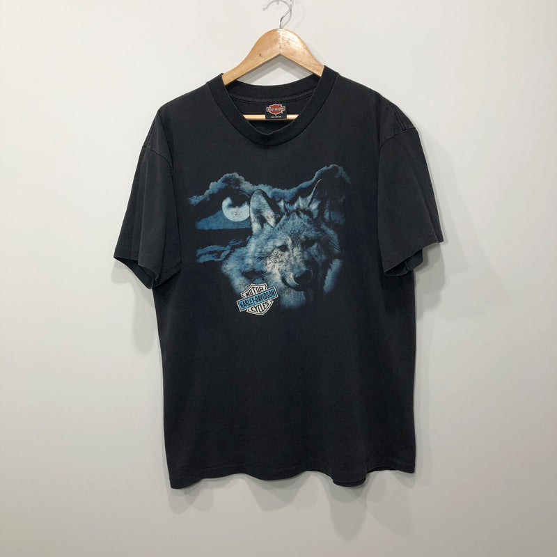 Harley Davidson T-Shirt 1990 Cleveland Ohio USA (L)