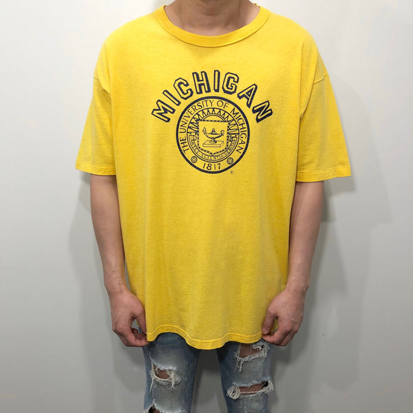 Vintage Russell T-Shirt Michigan Uni USA (XL)