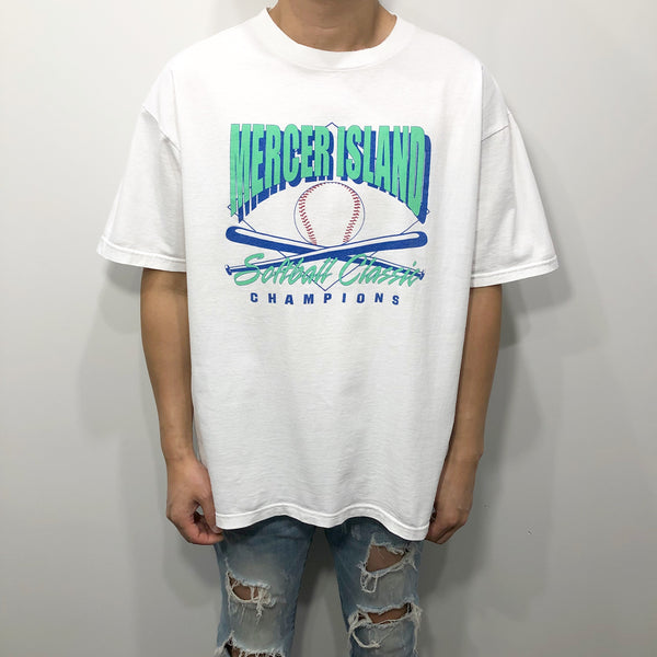 Vintage T-Shirt Mercer Island Softball Classic Champions (L/BIG)