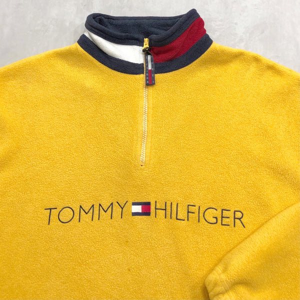 Vintage Tommy Hilfiger Fleeced Quarter Zip (XL)