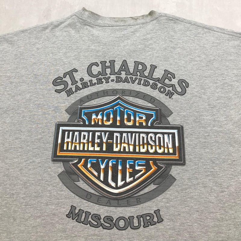 Harley Davidson T-Shirt St. Charles Missouri (3XL/TALL)
