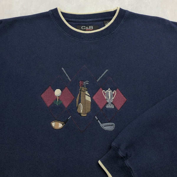 Vintage Sweatshirt Golf (2XL)