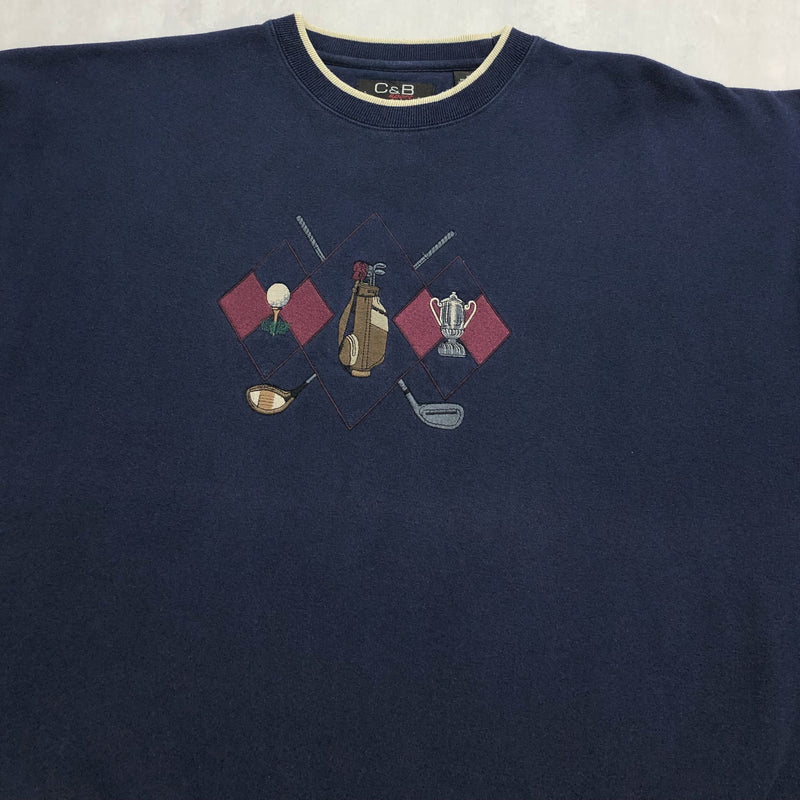Vintage Sweatshirt Golf (2XL)