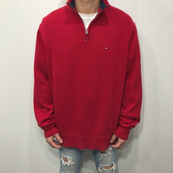 Tommy Hilfiger Knit Quarter Zip (L)