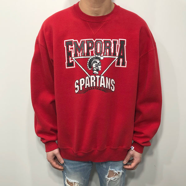 Vintage Russell Fleeced Sweatshirt Emporia School Spartans USA (L)