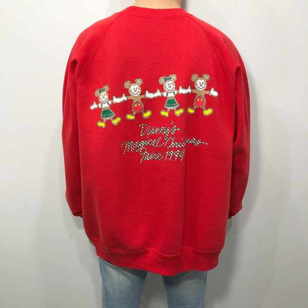 Disney Fleeced Sweatshirt Mickey & Minnie (XL)