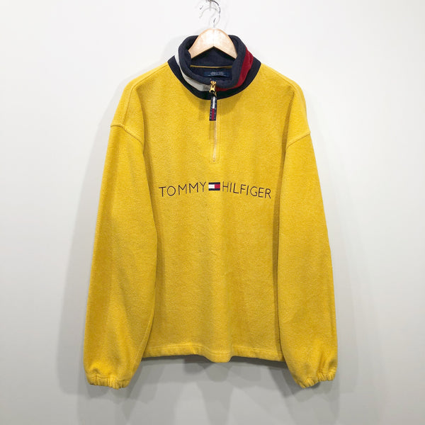 Vintage Tommy Hilfiger Fleeced Quarter Zip (XL)